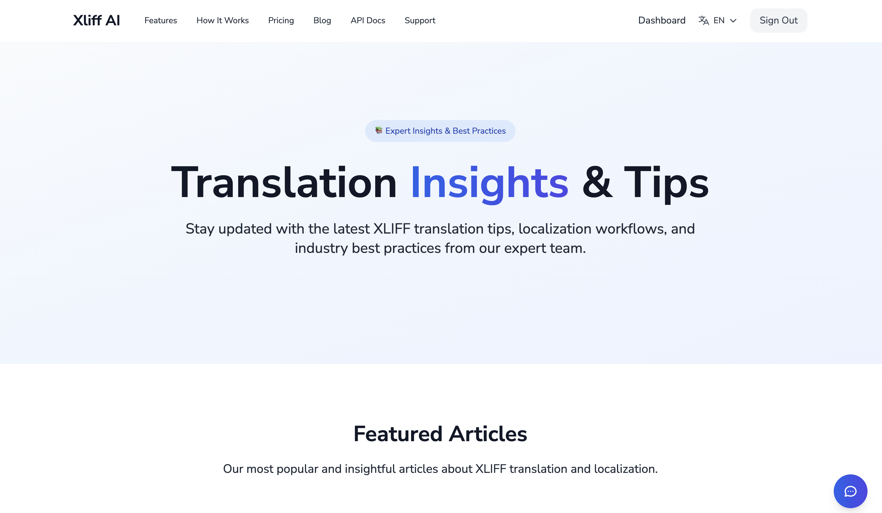 xliff ai home page