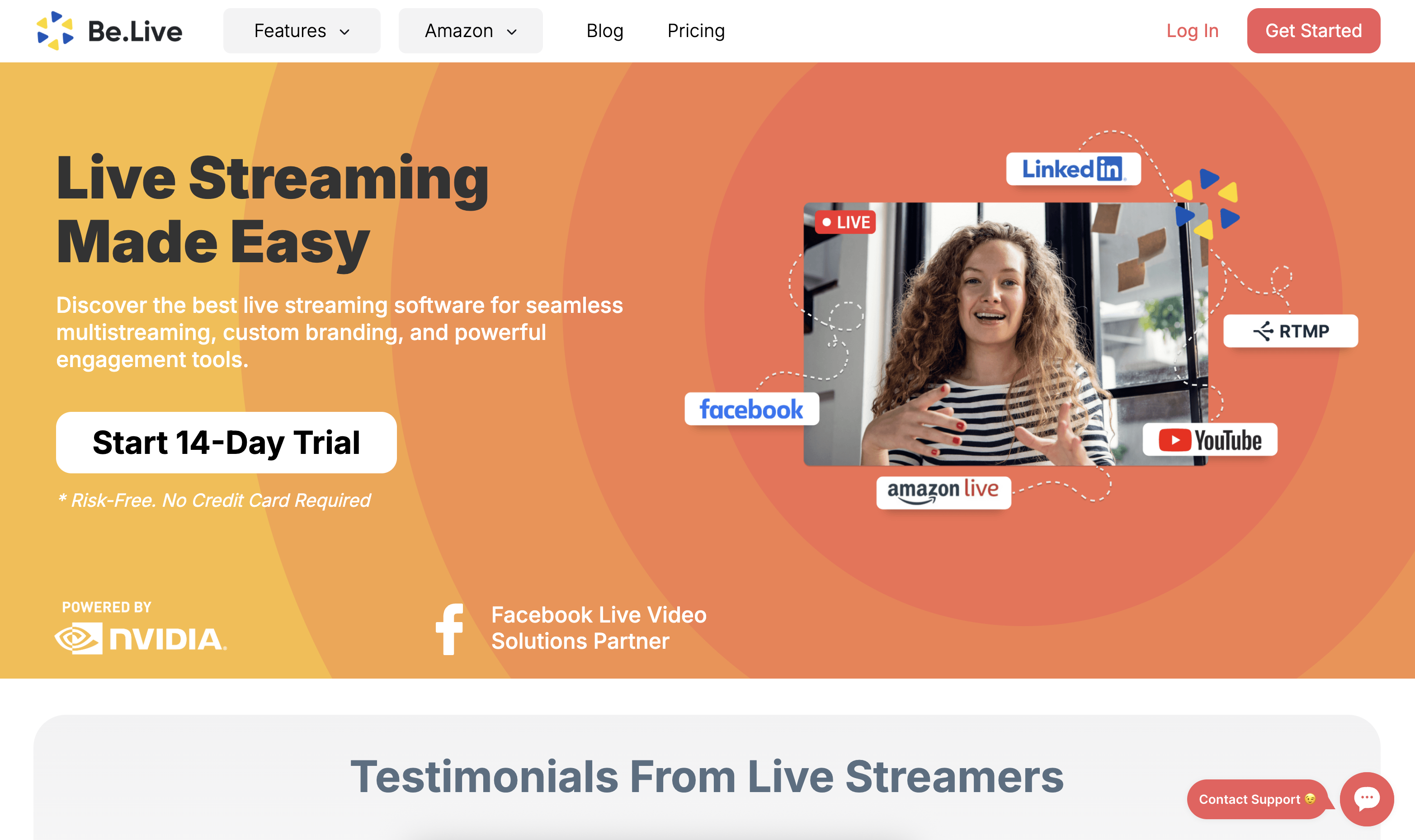 belive home page